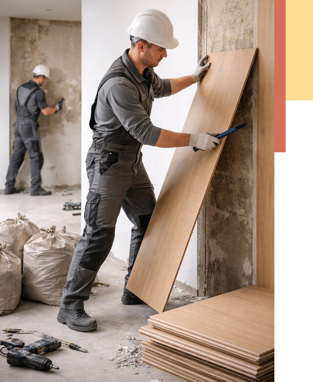 Демонтаж стеновых панелей в Салавате от 3734 руб. за м² быстро и недорого | ОТДЕЛОЧНИК-Слв