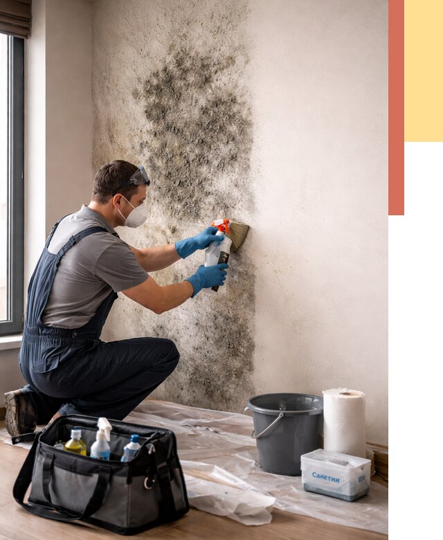 Удаление плесени со стен в Салавате от 2294 руб. — быстро и недорого | ОТДЕЛОЧНИК-Слв