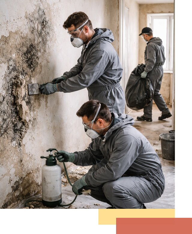 Удаление плесени со стен профессионально в Салавате