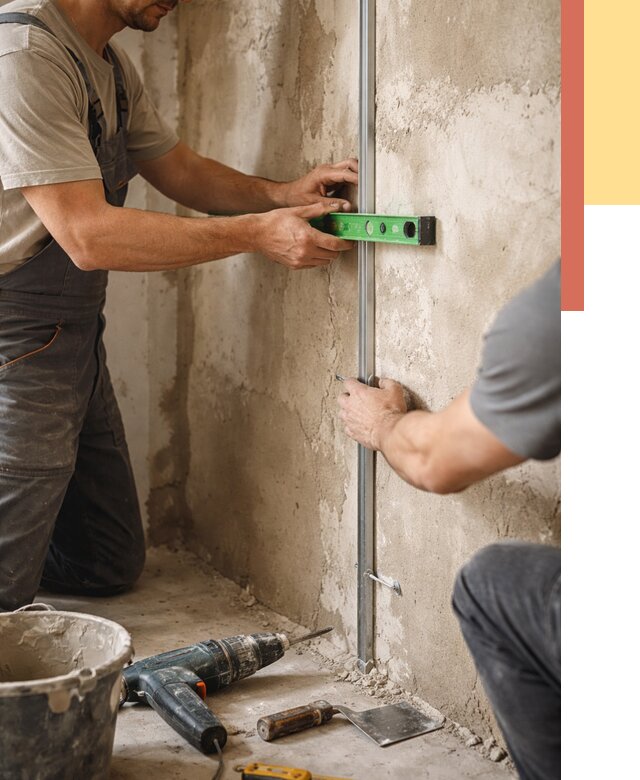 Установка штукатурных маяков в Салавате от 7468 руб. — быстро и недорого | ОТДЕЛОЧНИК-Слв