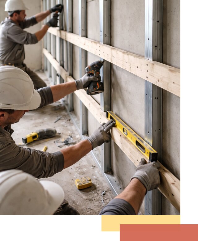 Устройство обрешетки под панели в Салавате