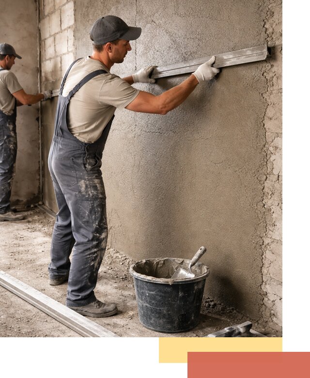 Штукатурка стен цементно-песчаная в Салавате профессионально