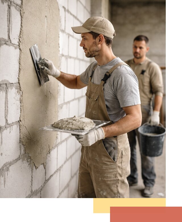 Штукатурка стен из газобетона в Салавате под ключ