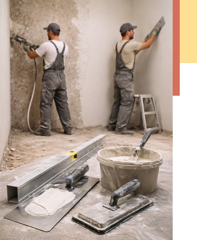 Штукатурка стен под обои в Салавате от 4801 руб./м2 — выравнивание под обои | ОТДЕЛОЧНИК-Слв