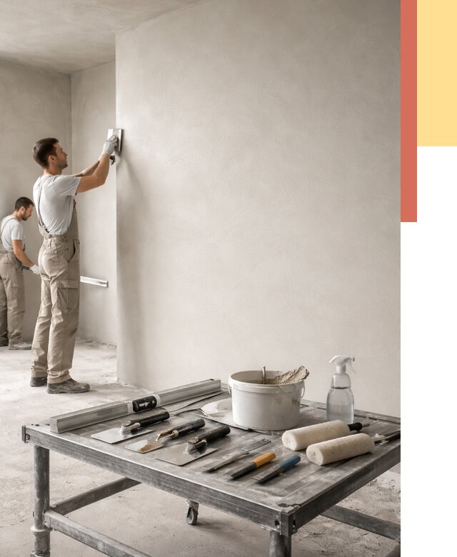 Штукатурка стен под покраску в Салавате от 4801 руб./м² — качественно и недорого | ОТДЕЛОЧНИК-Слв