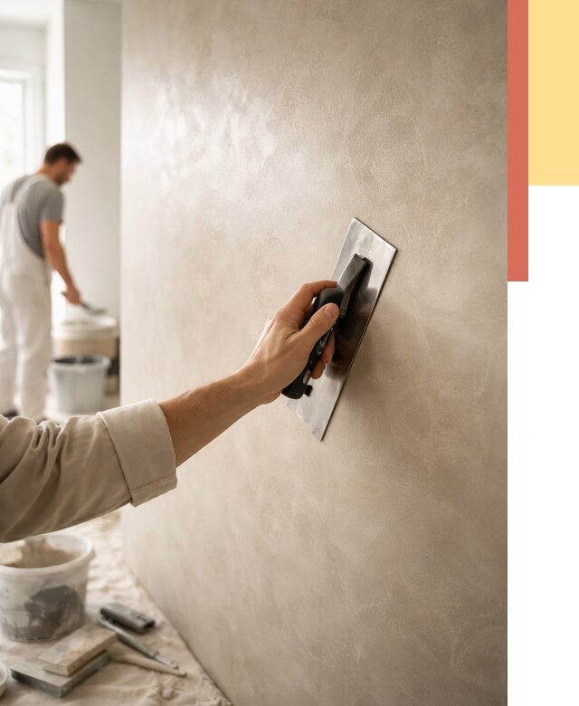 Венецианская штукатурка в Салавате от 3734 руб/м² — нанесение стен под ключ | ОТДЕЛОЧНИК-Слв