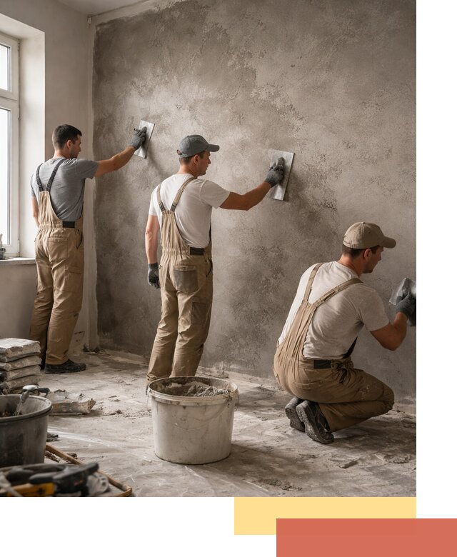 Декоративная штукатурка под бетон в Салавате для стен и потолков