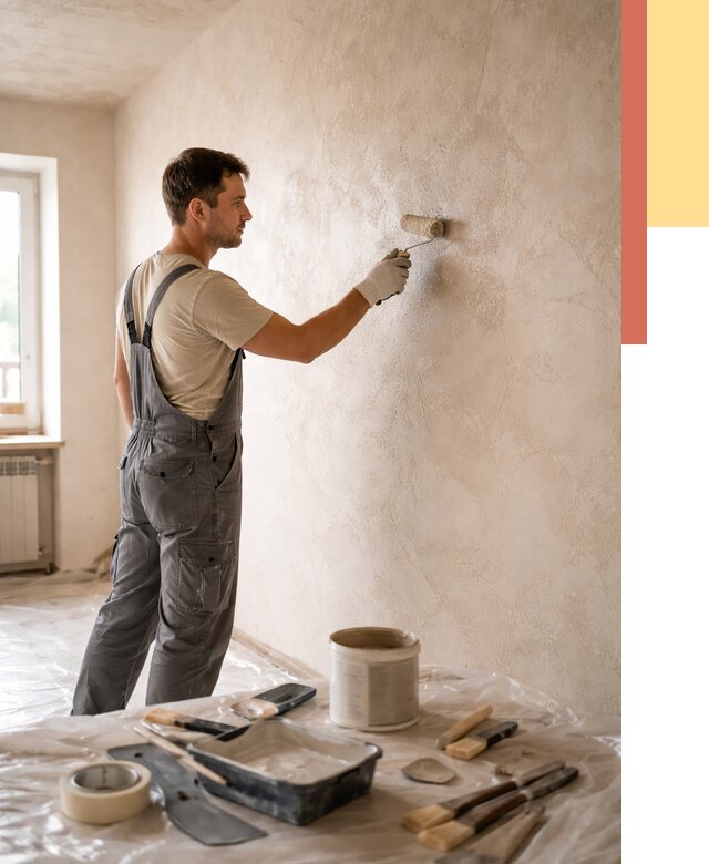 Нанесение лессирующей краски по декоративке в Салавате от 1867 руб. | ОТДЕЛОЧНИК-Слв