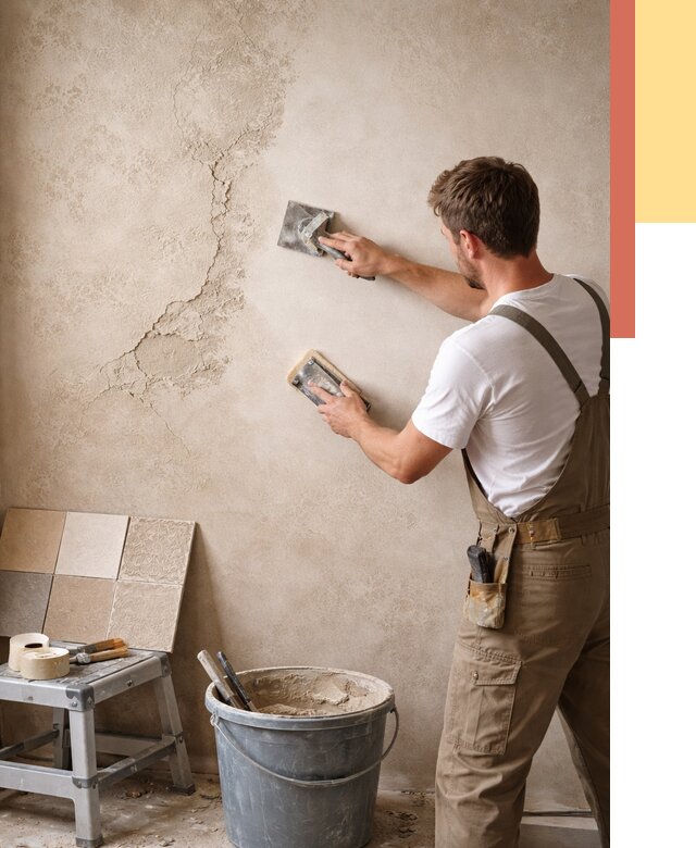 Ремонт декоративной штукатурки в Салавате от 4801 руб. под ключ | ОТДЕЛОЧНИК-Слв