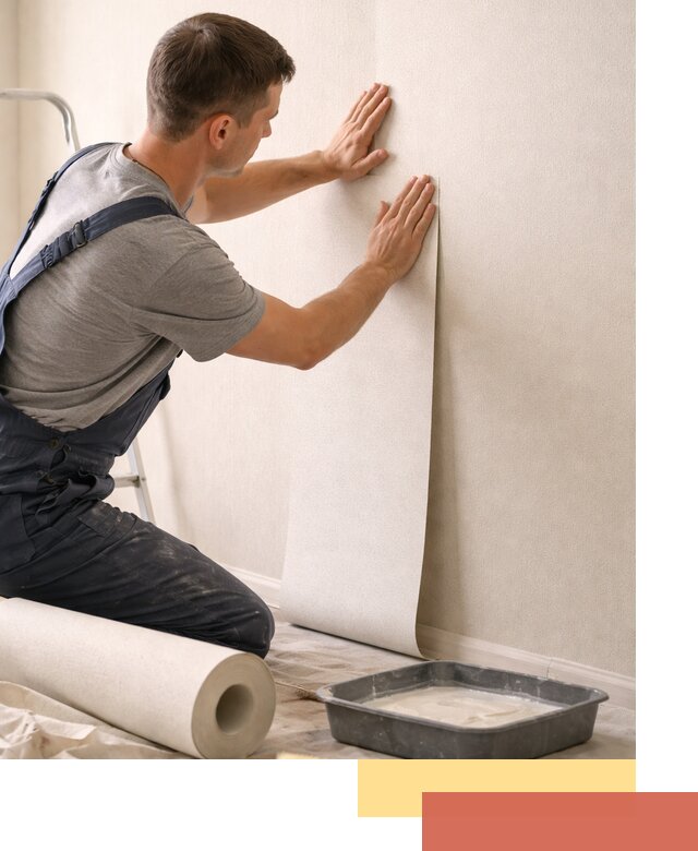 Поклейка флизелиновых обоев в Салавате качественно и быстро