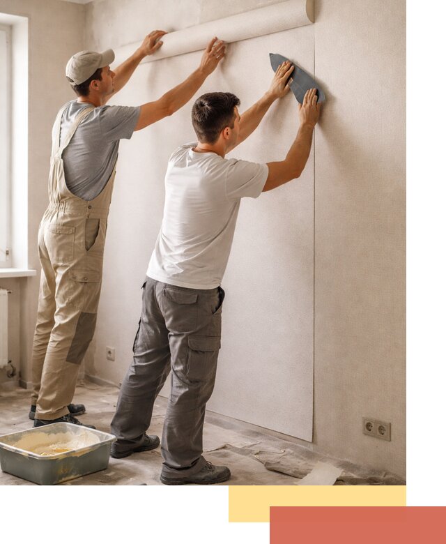 Поклейка виниловых обоев в Салавате профессионально и качественно