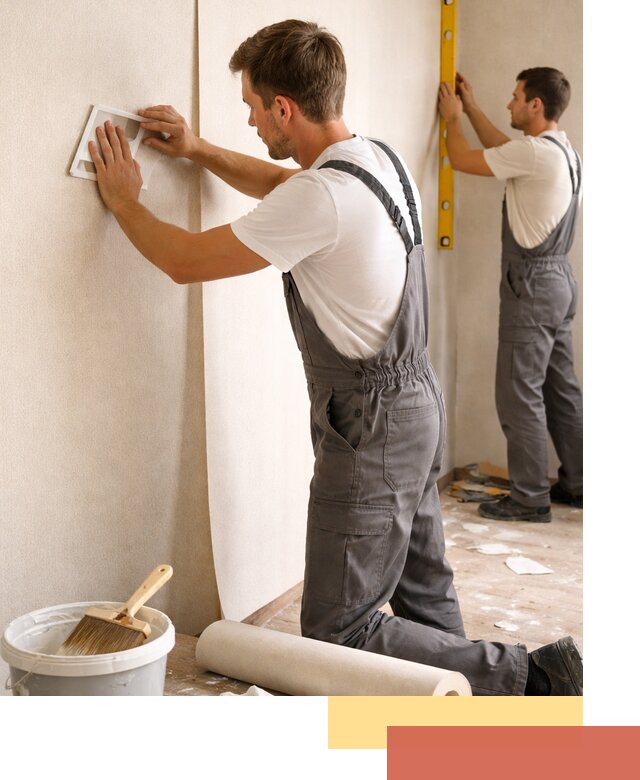 Поклейка бумажных обоев в Салавате качественно и недорого