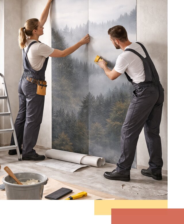 Поклейка фотообоев профессионально в Салавате под ключ