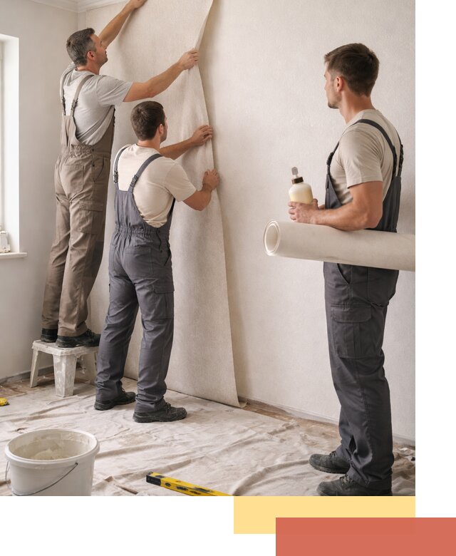 Оклейка стен обоями в Салавате — качественно и профессионально