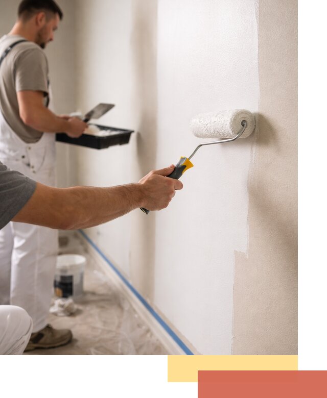 Покраска стен акриловой краской профессионально в Салавате