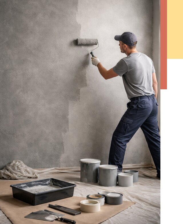 Покраска стен под бетон в Салавате от 693 руб. за м2 — быстро и недорого | ОТДЕЛОЧНИК-Слв