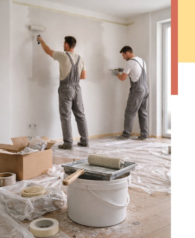 Покраска стен в квартире в Салавате от 2667 руб/м2 — быстро и недорого | ОТДЕЛОЧНИК-Слв