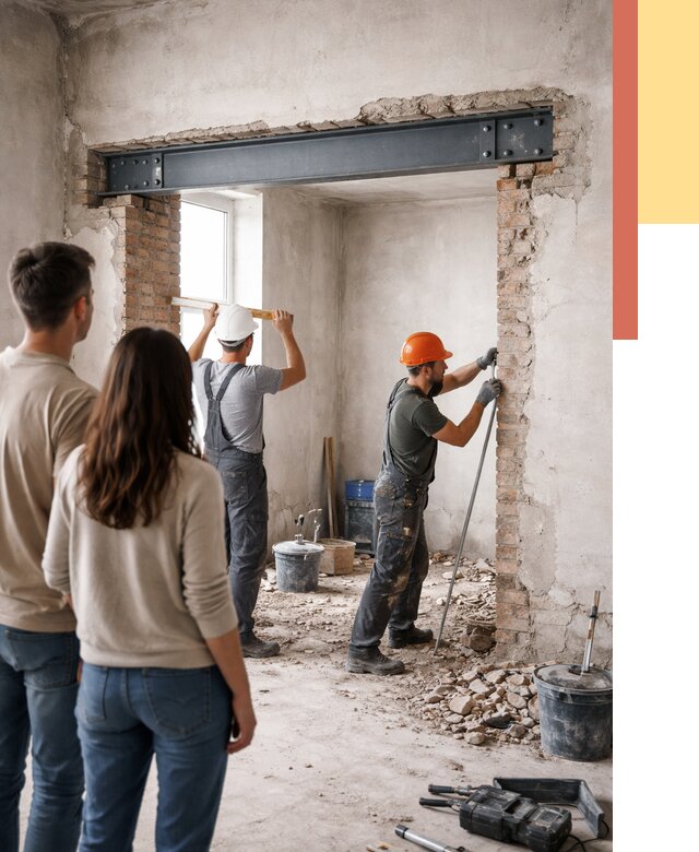 Усиление проема в стене в Салавате от 10136 руб. — усиление дверного проема металлоконструкцией | ОТДЕЛОЧНИК-Слв