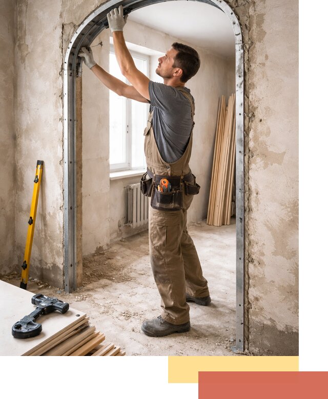 Устройство арочного проема в Салавате под ключ