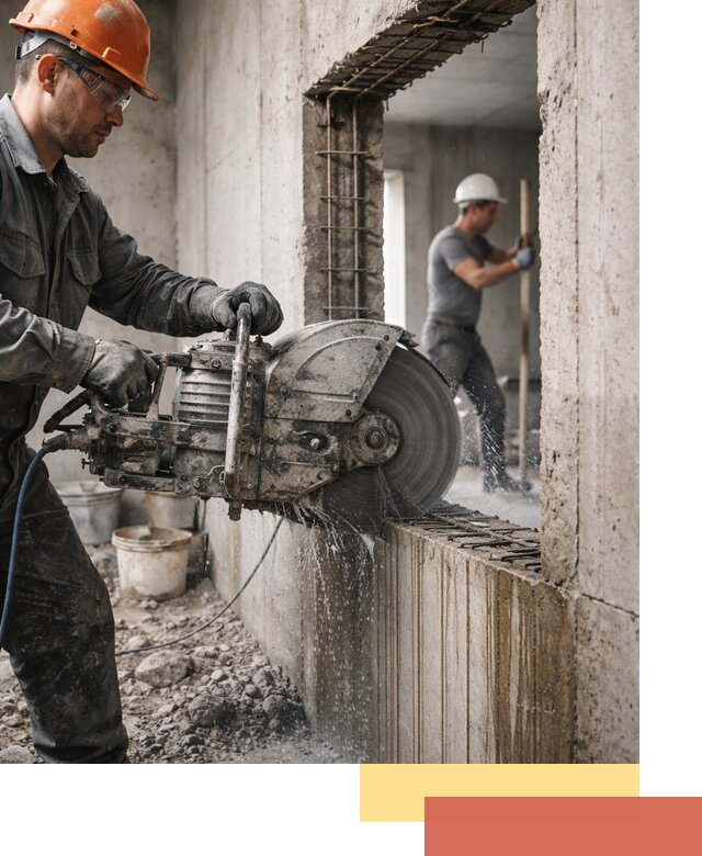 Алмазная резка проемов в Салавате быстро и точно