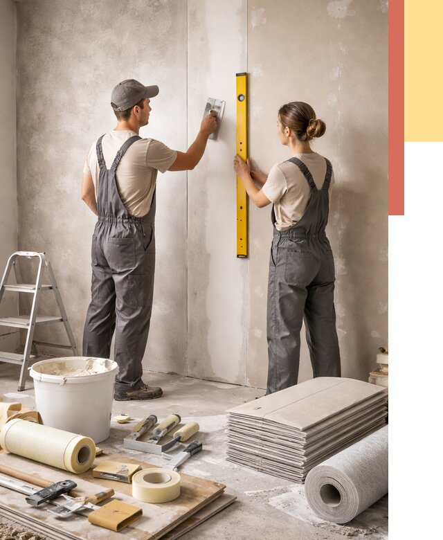 Отделка стен в Салавате от 1600 руб/м² — недорого, быстро, под ключ | ОТДЕЛОЧНИК-Слв