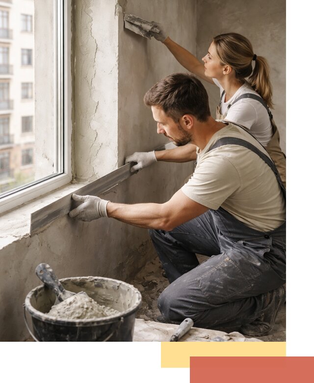 Штукатурка откосов дверей и окон профессионально в Салавате