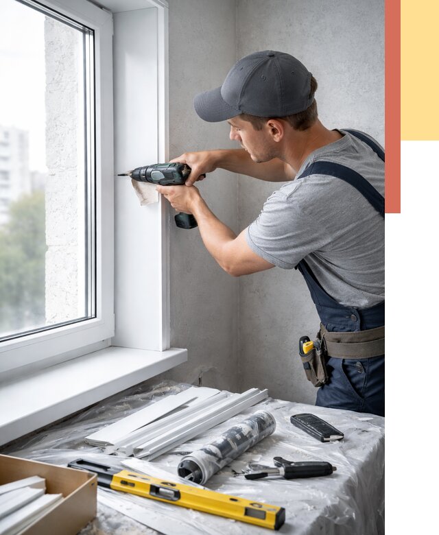 Установка пластиковых откосов в Салавате от 2401 руб. | ОТДЕЛОЧНИК-Слв монтаж, быстро и недорого