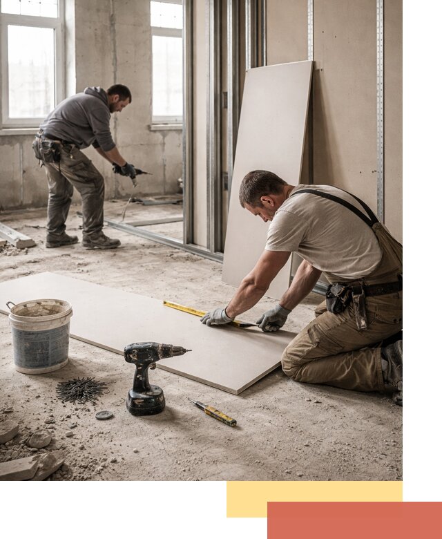 Кладка перегородок из ПГП под ключ в Салавате