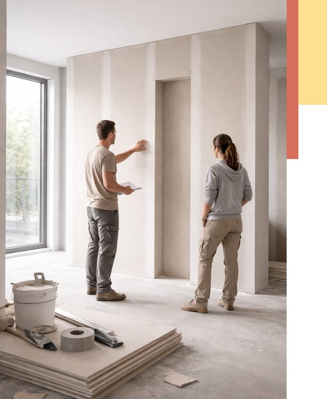 Зонирующая перегородка из гипсокартона в Салавате от 2987 руб. под ключ | ОТДЕЛОЧНИК-Слв