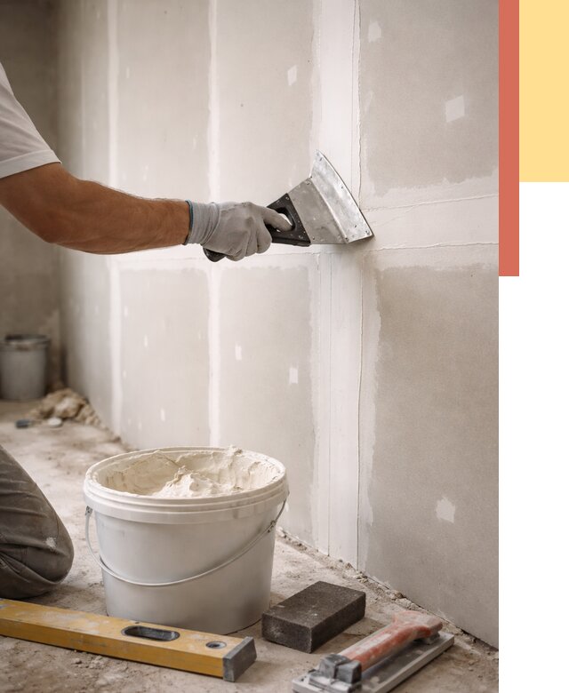 Шпаклевка перегородок из гипсокартона в Салавате от 2667 руб. — услуги ОТДЕЛОЧНИК-Слв