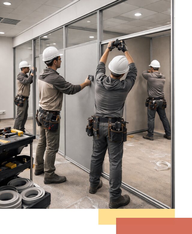 Мобильные офисные перегородки под ключ в Салавате