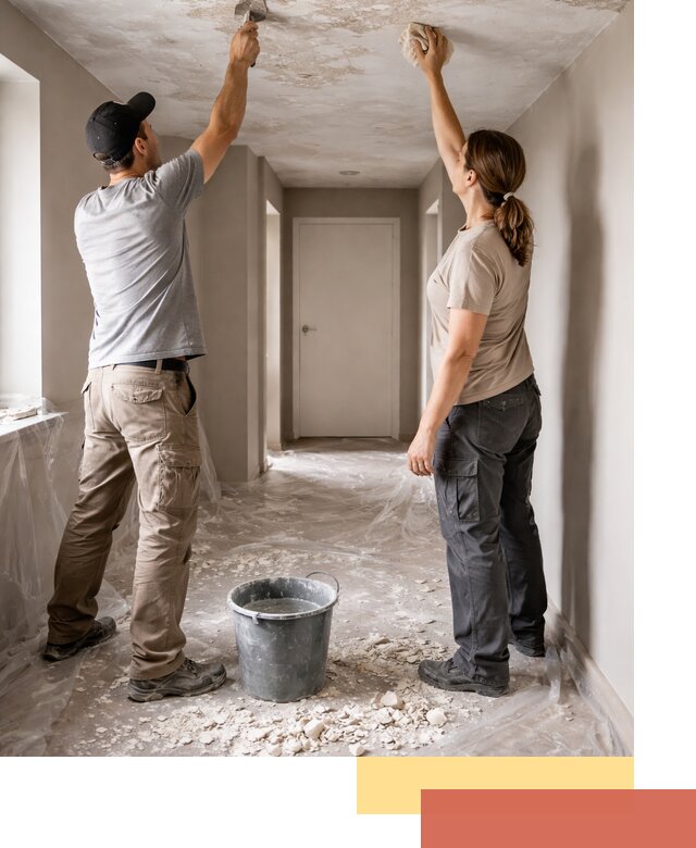 Удаление побелки с потолка в Салавате — быстро и аккуратно