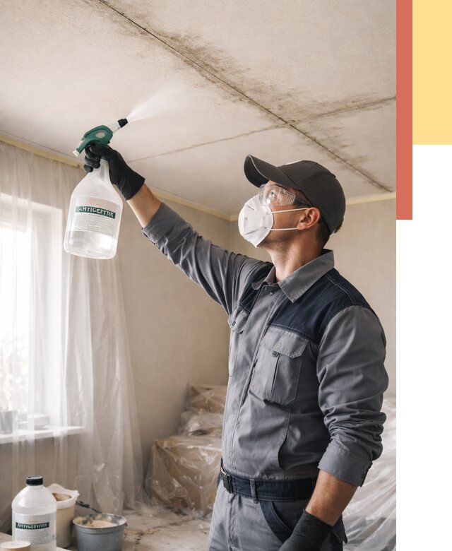 Антисептическая обработка потолка в Салавате от 2667 руб. | ОТДЕЛОЧНИК-Слв