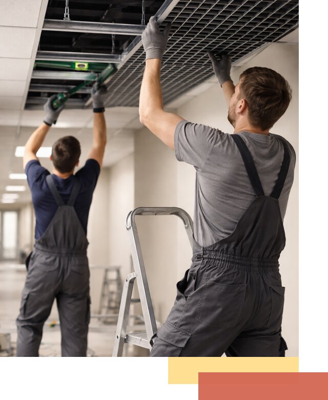 Монтаж потолка Грильято в Салавате: установка под ключ качественно