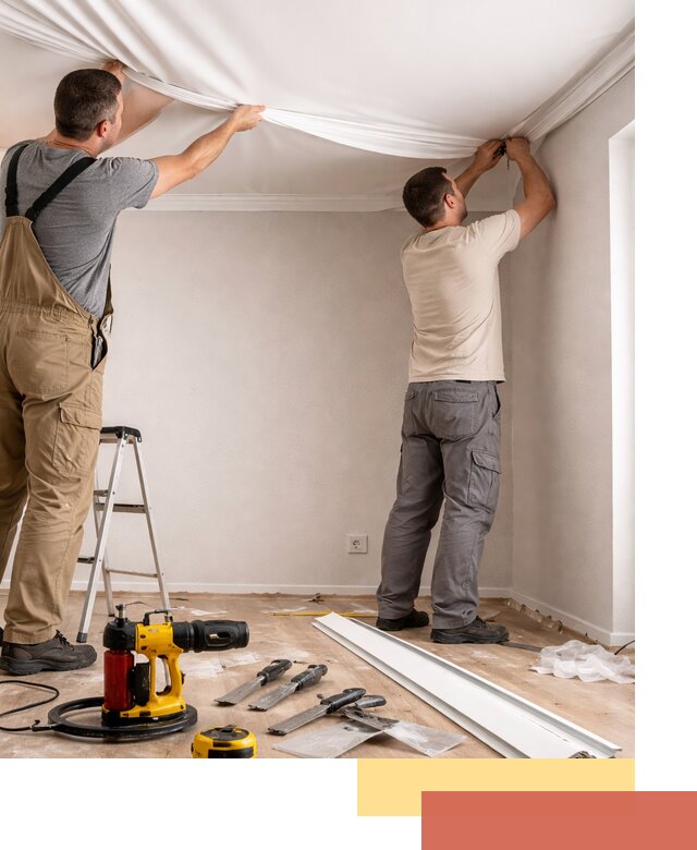 Монтаж ПВХ натяжного потолка в Салавате качественно и быстро