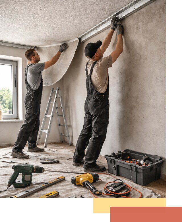 Монтаж фактурного натяжного потолка в Салавате качественно и быстро