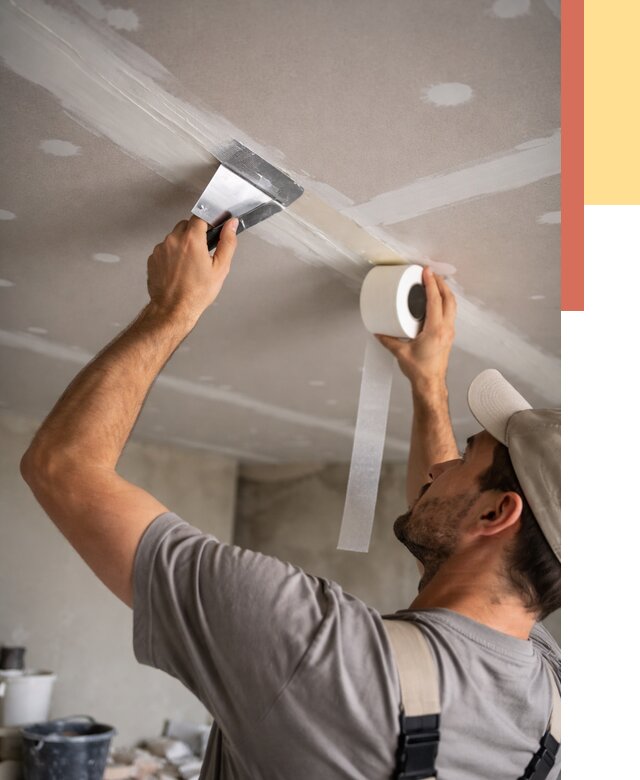 Обработка швов потолка ГКЛ в Салавате от 8002 руб. под ключ | ОТДЕЛОЧНИК-Слв