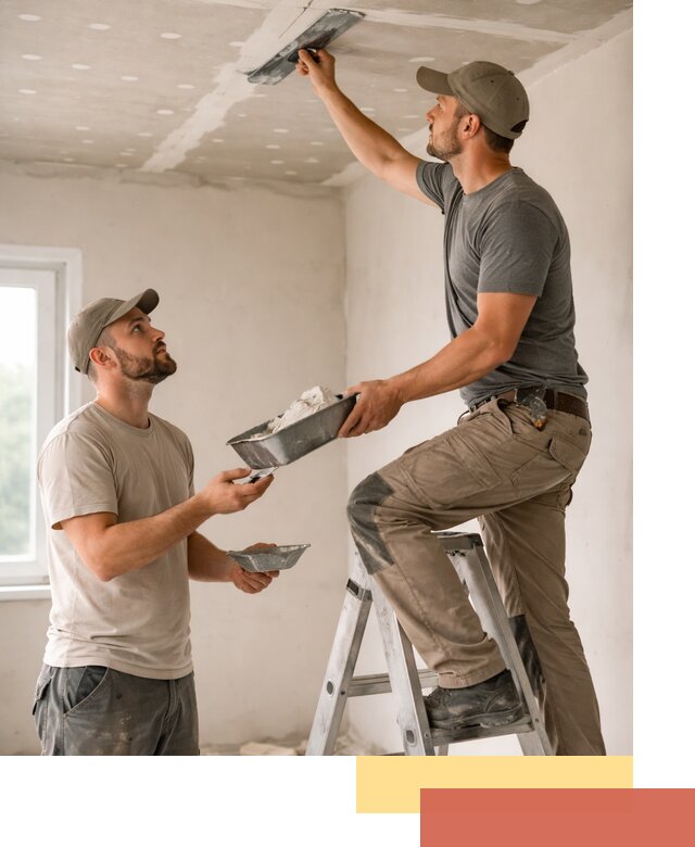 Шпаклевка потолка из гипсокартона в Салавате качественно и быстро