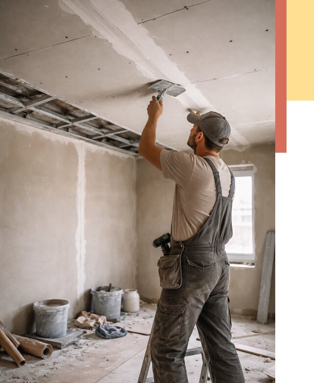 Ремонт потолка из гипсокартона в Салавате от 693 руб./м² — быстро и недорого | ОТДЕЛОЧНИК-Слв