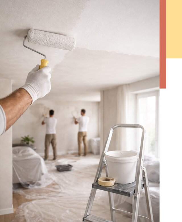 Покраска потолка акриловой краской в Салавате от 2667 руб. | ОТДЕЛОЧНИК-Слв