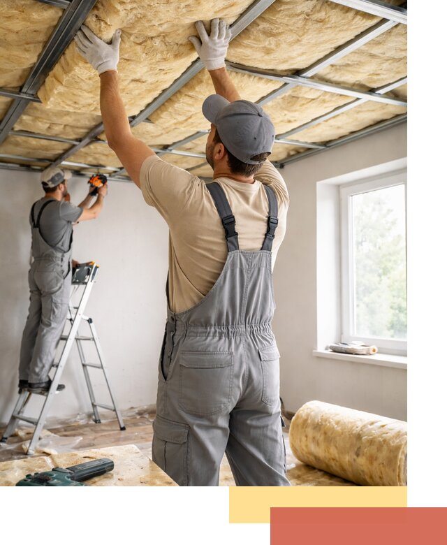 Утепление потолка под ключ в Салавате качественно и быстро