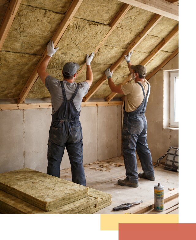 Утепление потолка минеральной ватой в Салавате