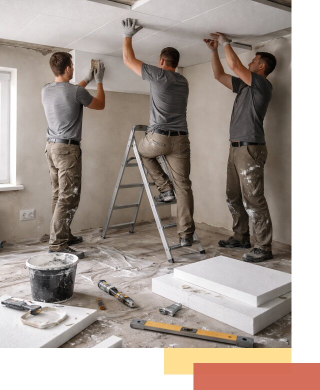 Утепление потолка пенопластом в Салавате быстро и качественно