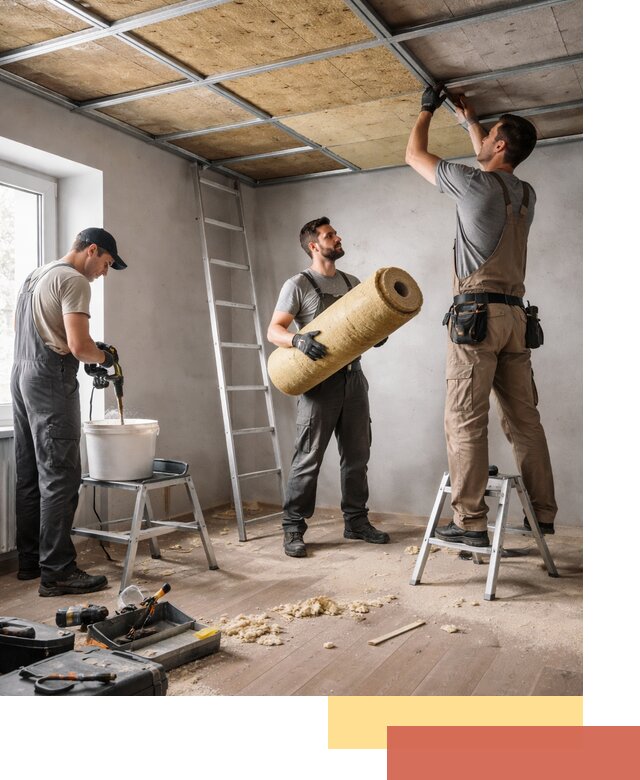 Шумоизоляция потолка в Салавате: профессиональный монтаж и отделка